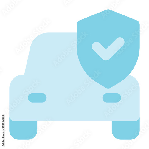 car insurance icon for illustration 