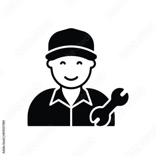 Mechanic vector icon