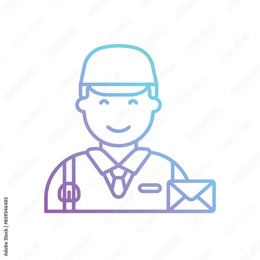 Postman vector icon