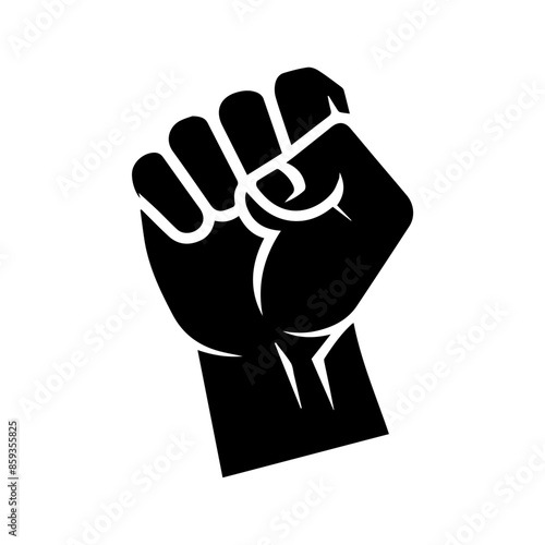raised fist hand