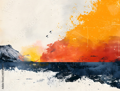 Contemporary Art & Photography Exhibition Poster