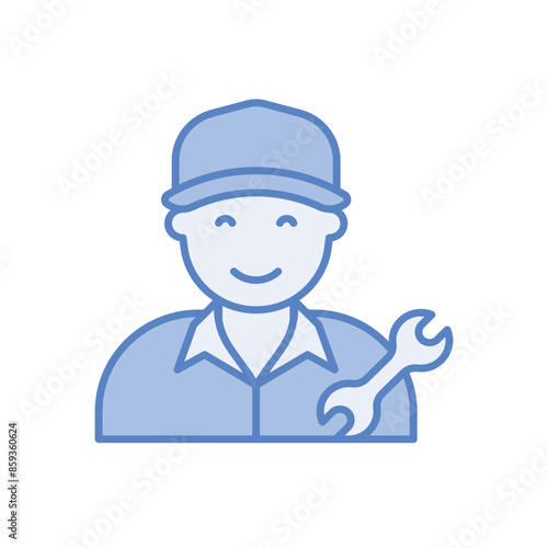 Mechanic vector icon