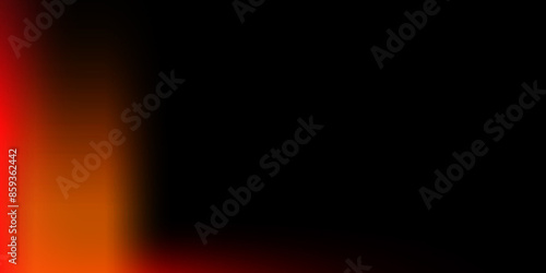 Glowing Blur Leak Light Stock Image In Black Background