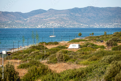 view of the sea, greece,agistri,grekland,summar, Mediterranean,Mats