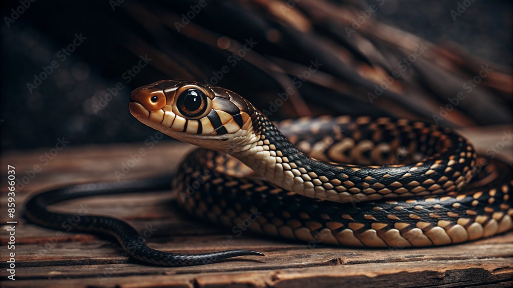 Fototapeta premium close up of a snake