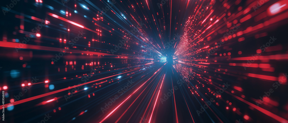 abstract motion loop Data connection speed lines abstract motion loop Data connection speed lines