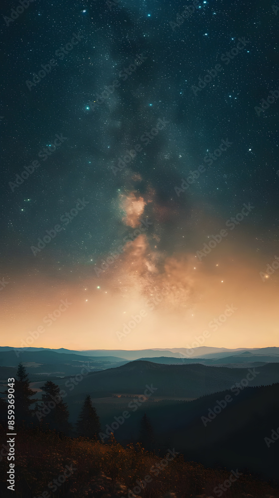 Fototapeta premium Cosmic Exploration: Discovering the Universe