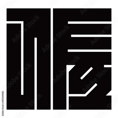 家紋です。角字という種類です。佐の形です。