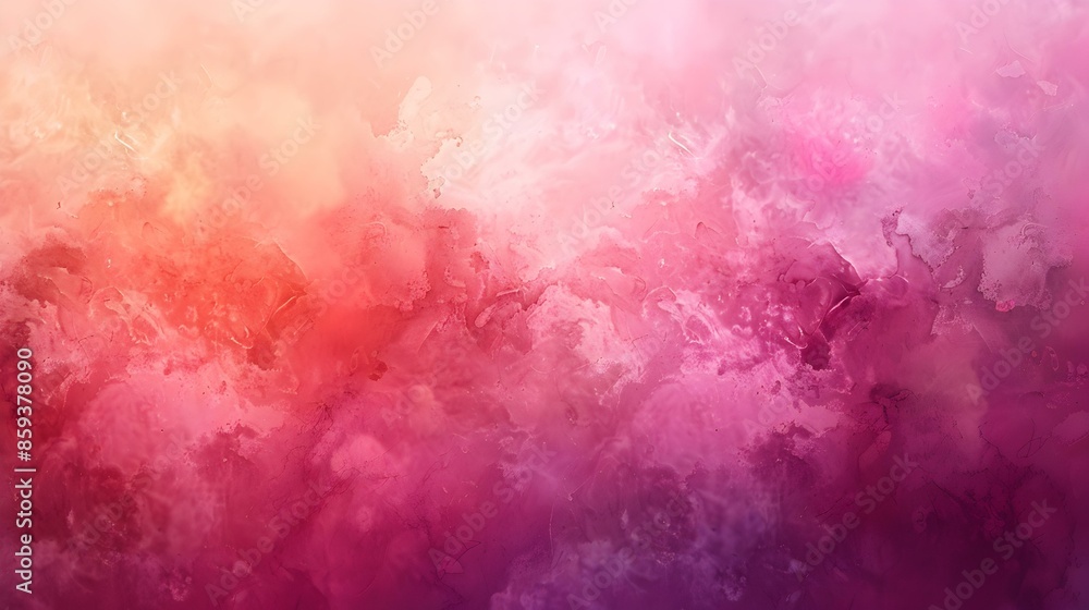 Obraz premium Gradient fuchsia to salmon abstract shades banner