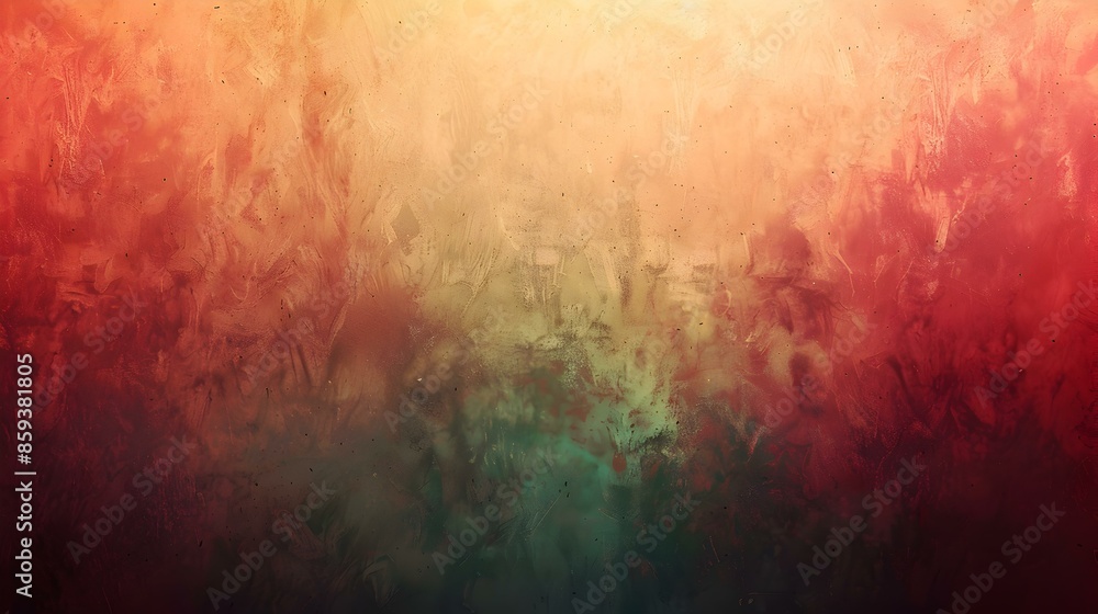 Gradient tan to emerald abstract shades effect