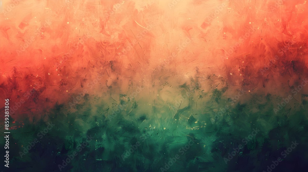Fototapeta premium Gradient tan to emerald abstract shades background