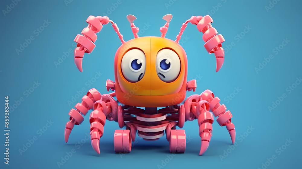 Shrimp Toy robot 3d cartoon Shrimp Toy robot 3d cartoon
