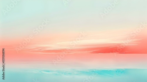 Gradient light coral to light sky effect