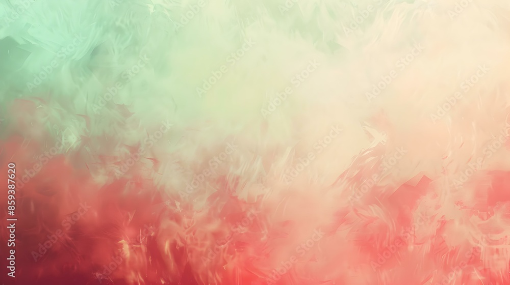 Fototapeta premium Gradient light green to light salmon backdrop