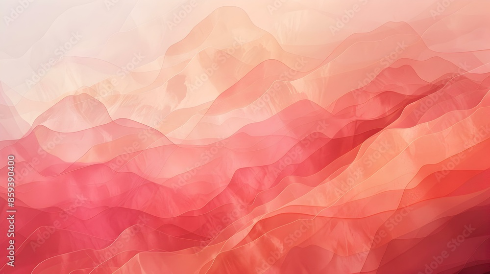 Fototapeta premium Gradient old lace to papaya whip background