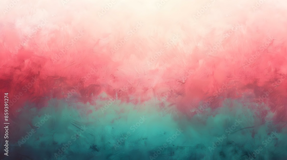 Fototapeta premium Gradient pale turquoise to rosy brown backdrop