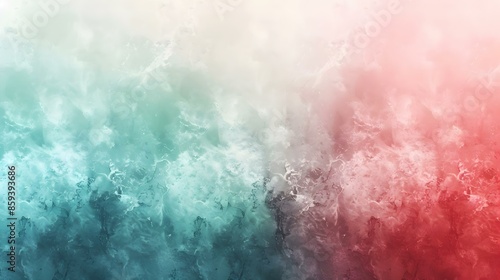 Gradient snow to turquoise abstract shades effect