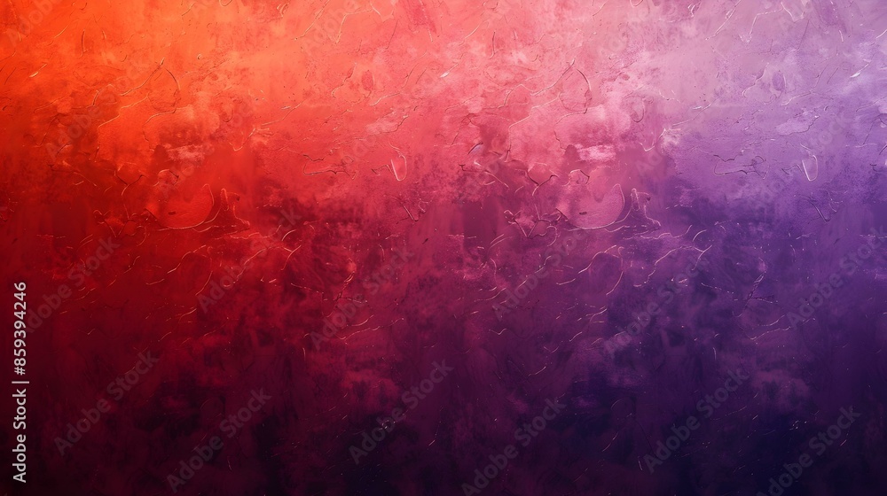 Fototapeta premium Gradient tomato to violet abstract shades effect
