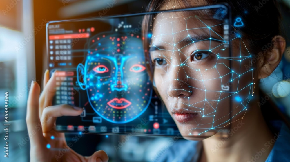 AI in Healthcare: Medical holographic interface interactions, displays medical data and AI diagnostics. Artificial intelligence technology. Digital tech. AI in Healthcare: Medical holographic interface interactions, displays medical data and AI diagnostics. Artificial intelligence technology. Digital tech.
