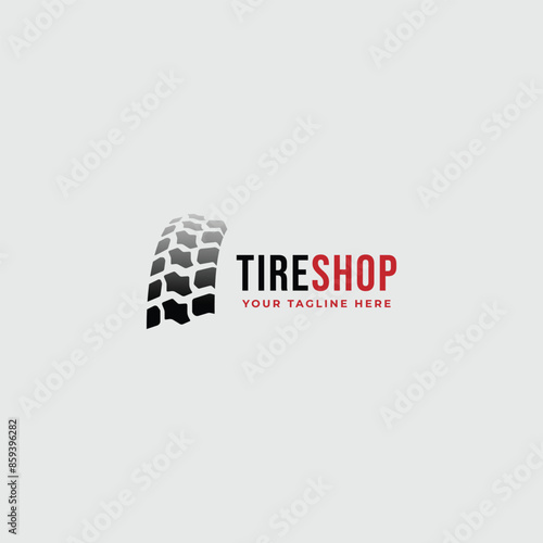 Tire logo tire store logo design vector illustration tire logo shop icons car tire simple icons
