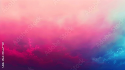 Gradient deep pink to deep sky effect © Yelena