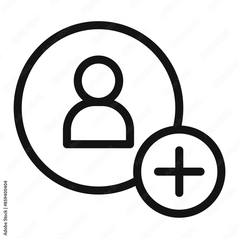 User Add Icon Perfect for Account Registration and User Management User Add Icon Perfect for Account Registration and User Management