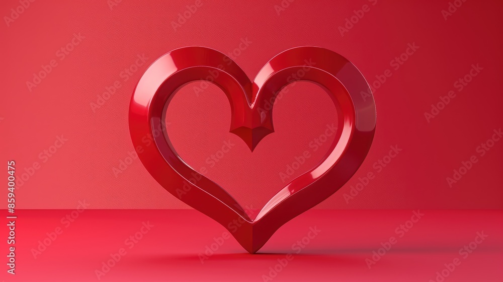 Romantic heart background flat design front view anniversary theme 3D render Complementary Color Scheme --no blur, grunge, splash, dust Romantic heart background flat design front view anniversary theme 3D render Complementary Color Scheme --no blur, grunge, splash, dust