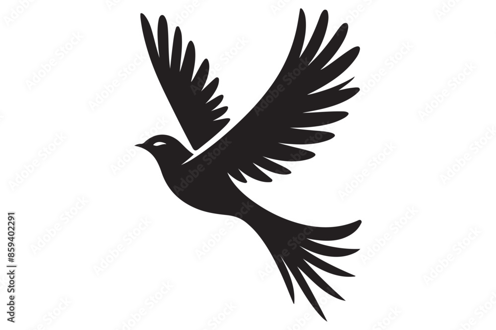 Obraz premium Animal silhouette vector image illustration