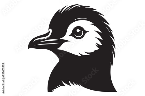 Animal silhouette vector image illustration