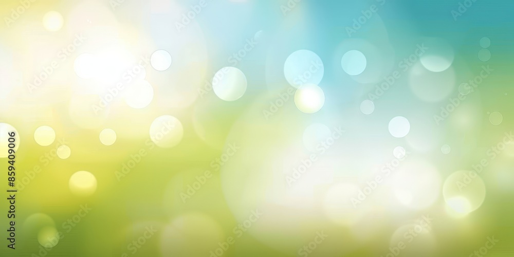 Abstract Blurred Background with Bokeh Lights