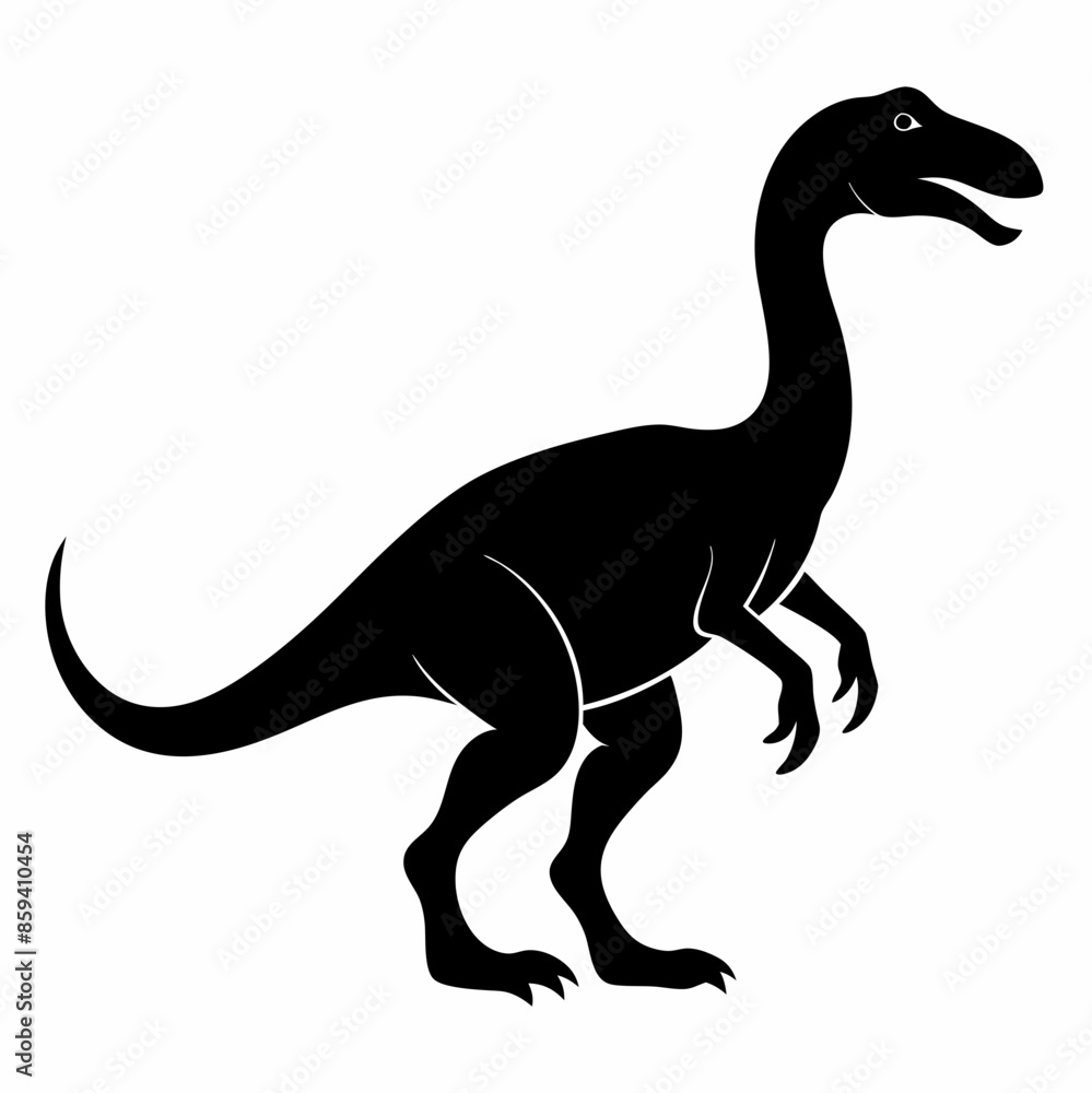 Vinosaur silhouettes. Isolated flat vector illustrations Vinosaur silhouettes. Isolated flat vector illustrations