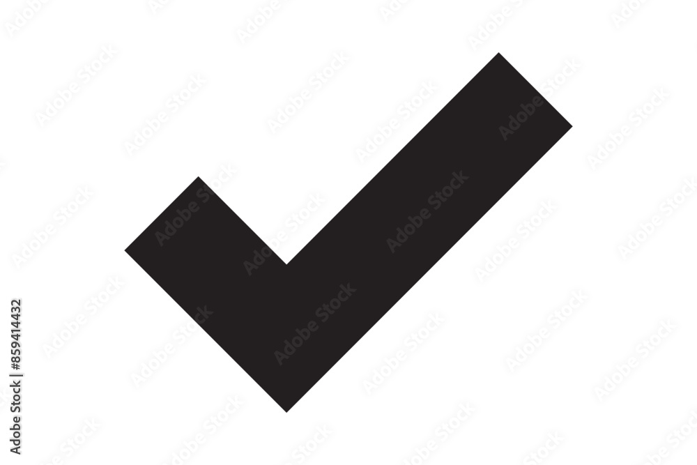 Set of checkmark tick icon. Line and glyph check mark. Vector Illustration. Set of checkmark tick icon. Line and glyph check mark. Vector Illustration.