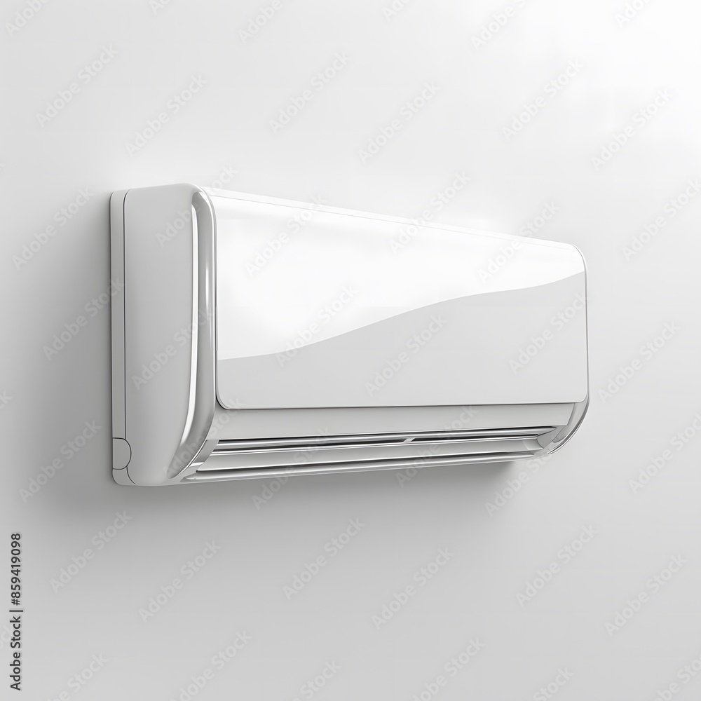 Sleek White Wall ac in Modern Style Sleek White Wall ac in Modern Style
