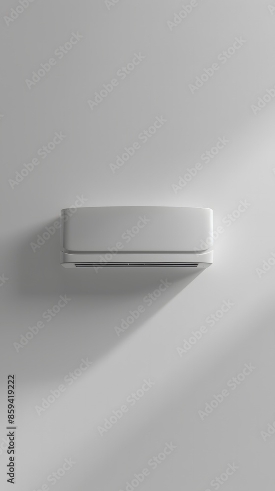 Sleek White Wall ac in Modern Style Sleek White Wall ac in Modern Style