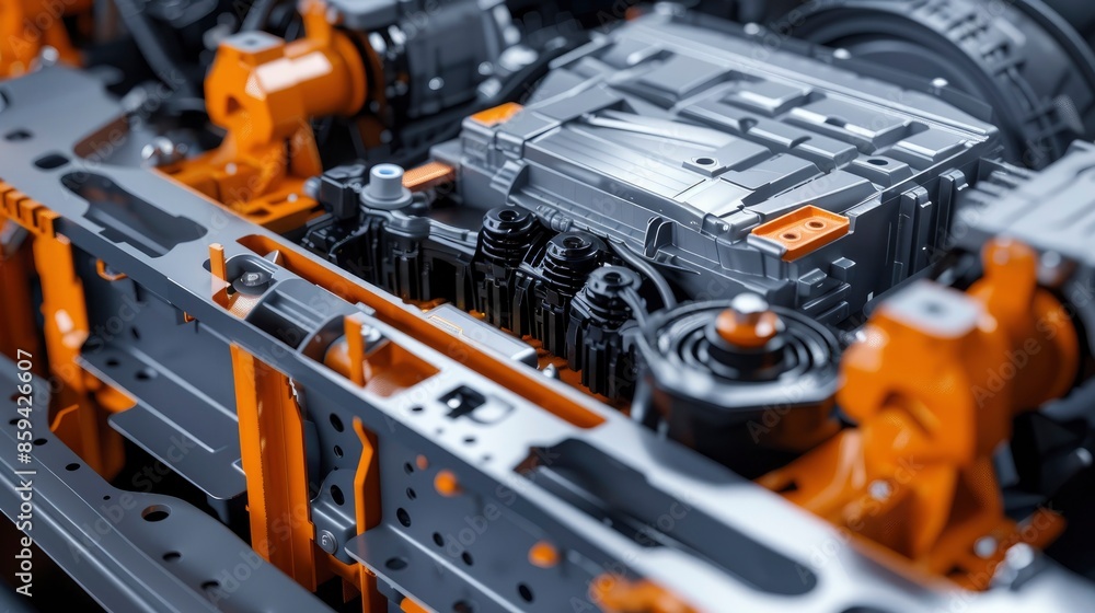 Electric vehicle battery pack with advanced energy storage technology illustrated in detail Electric vehicle battery pack with advanced energy storage technology illustrated in detail