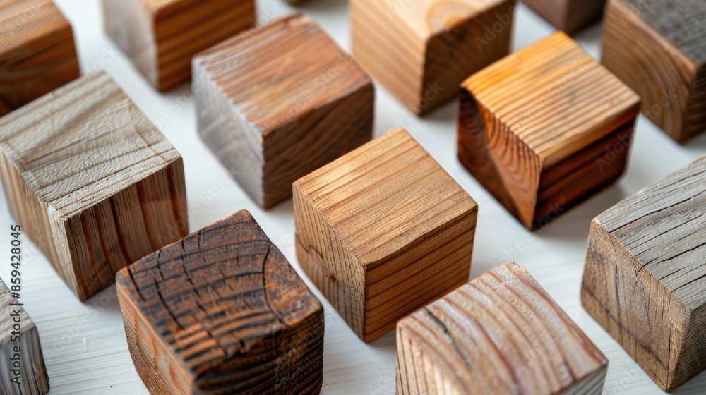 Wooden Blocks with False Information