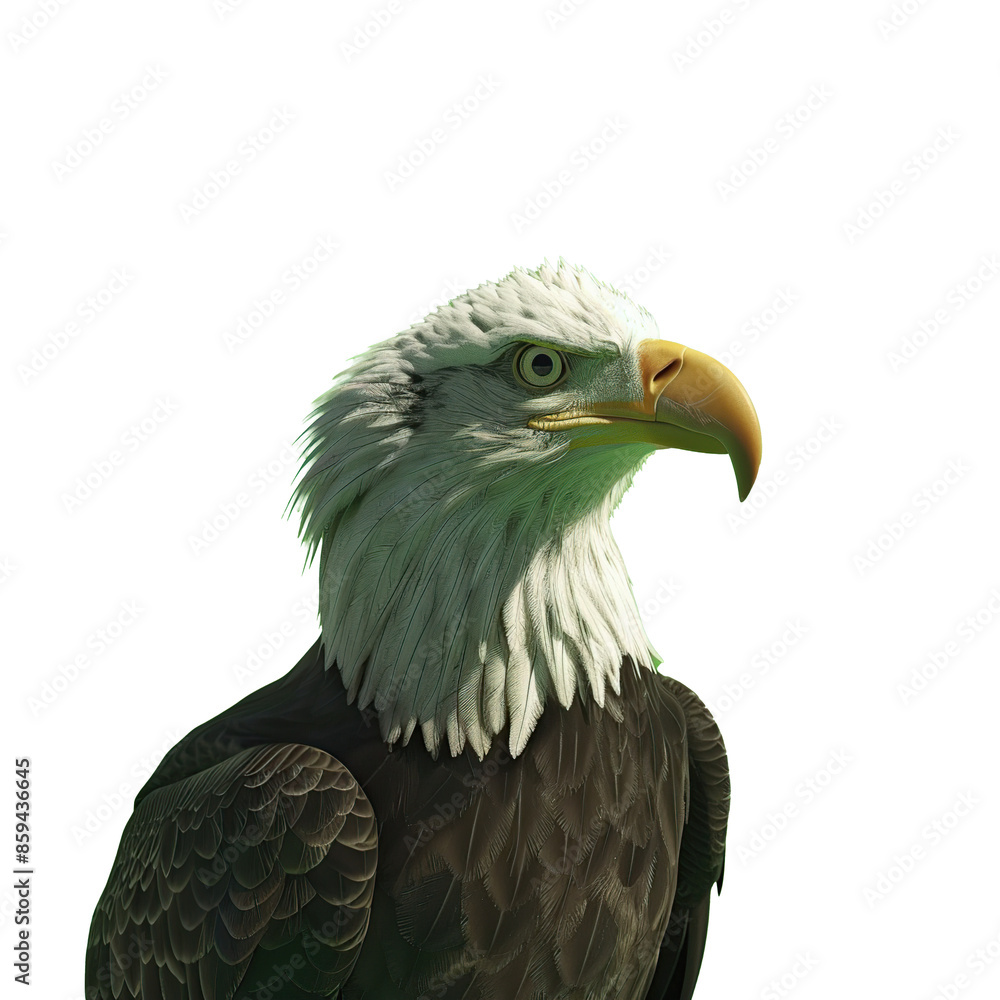 eagle as element in isolated white background eagle as element in isolated white background