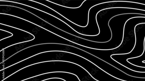abstract wavy background. topographic contour background. contour lines background. Topographic map contour background.