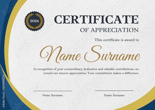 award certificate template design, Certificate of Appreciation template, Certificate of achievement, awards diploma. day 56