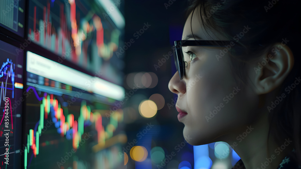 Data analysts who are analyzing current and past stock market graphs to plan future investments. Data analysts who are analyzing current and past stock market graphs to plan future investments.
