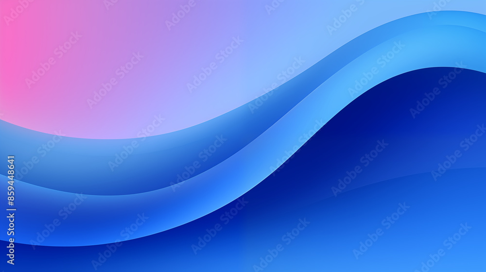 Blue minimalist abstract wavy winding background Blue minimalist abstract wavy winding background