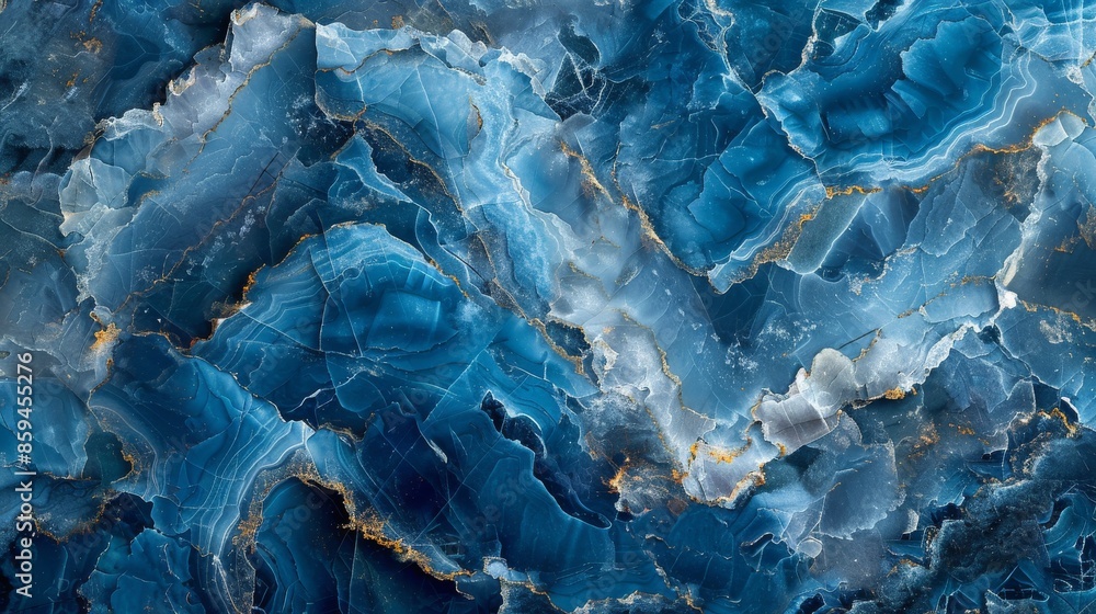 A captivating close-up of a beautiful blue and white mineral texture, showcasing the fine and intricate details of natural geological formations with stunning clarity and beauty. A captivating close-up of a beautiful blue and white mineral texture, showcasing the fine and intricate details of natural geological formations with stunning clarity and beauty.