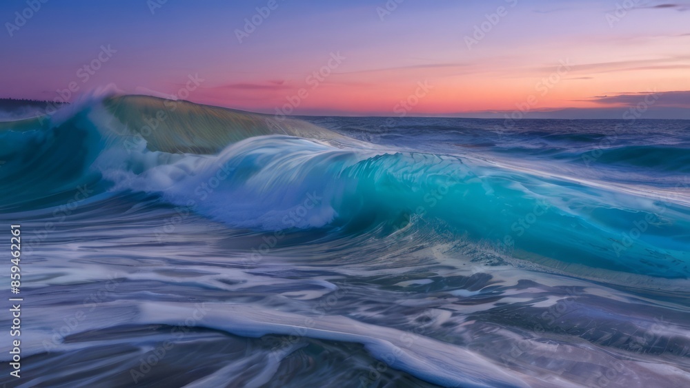 Fototapeta premium Ocean waves. Nature background.