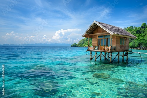 Beautiful little house on the sea