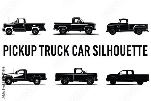 Pickup Truck car silhouette