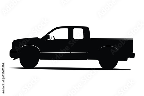 Pickup Truck car silhouette