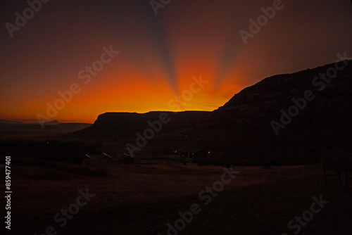 Drakensberg Dawn 16003 photo