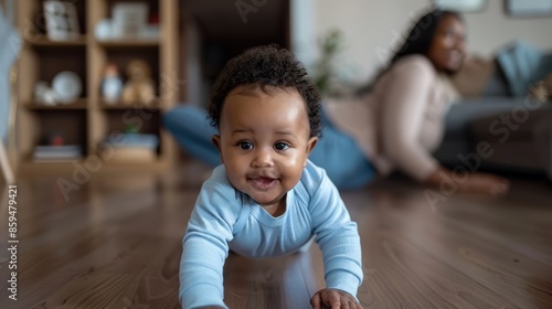 The Adorable Crawling Baby