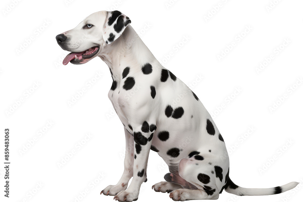 Dalmatian dog on a transparent background Dalmatian dog on a transparent background
