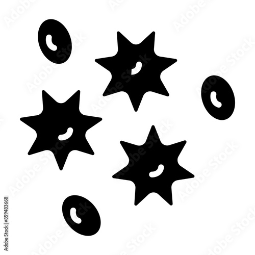 Platelet Vector Glyph Icon